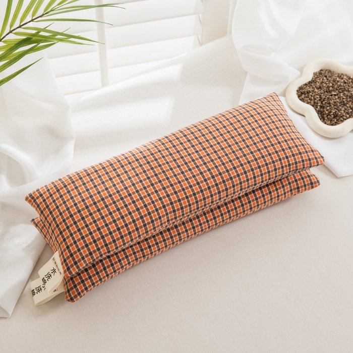 91家纺网 家纺一手货源 找家纺 织布人 2025春夏新款荞麦枕全棉纯棉颈椎枕腰垫枕富贵包枕颈椎不适专用小枕头枕芯单枕芯 全棉颈椎腰垫枕-琴南 13x35cm/只