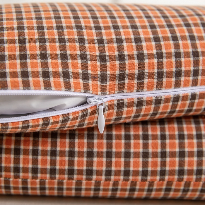 91家纺网 家纺一手货源 找家纺 织布人 2025春夏新款荞麦枕全棉纯棉颈椎枕腰垫枕富贵包枕颈椎不适专用小枕头枕芯单枕芯 全棉颈椎腰垫枕-琴南 13x35cm/只