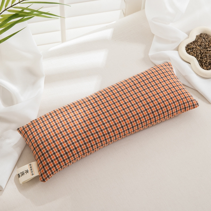 91家纺网 家纺一手货源 找家纺 织布人 2025春夏新款荞麦枕全棉纯棉颈椎枕腰垫枕富贵包枕颈椎不适专用小枕头枕芯单枕芯 全棉颈椎腰垫枕-琴南 13x35cm/只