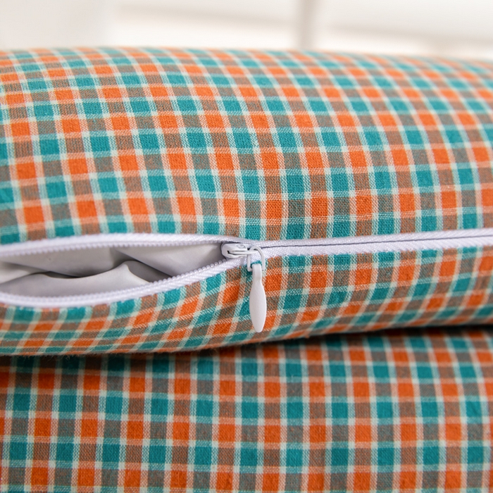 91家纺网 家纺一手货源 找家纺 织布人 2025春夏新款荞麦枕全棉纯棉颈椎枕腰垫枕富贵包枕颈椎不适专用小枕头枕芯单枕芯 全棉颈椎腰垫枕-田园 13x35cm/只