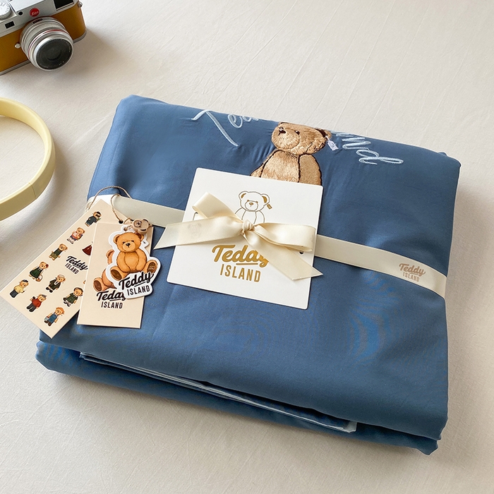 91家纺网 家纺一手货源 找家纺 泰迪爱兰Teddy ISLAND 2026新款100支绣花（50支）三件套四件套 组合图 仅供参考