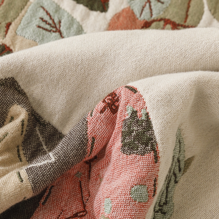 91家纺网 家纺一手货源 找家纺 爱港家纺 2025新款全棉全彩纱浴巾 披肩毯 午睡纱布毯 浴巾-和谐-自然 75*150cm/条