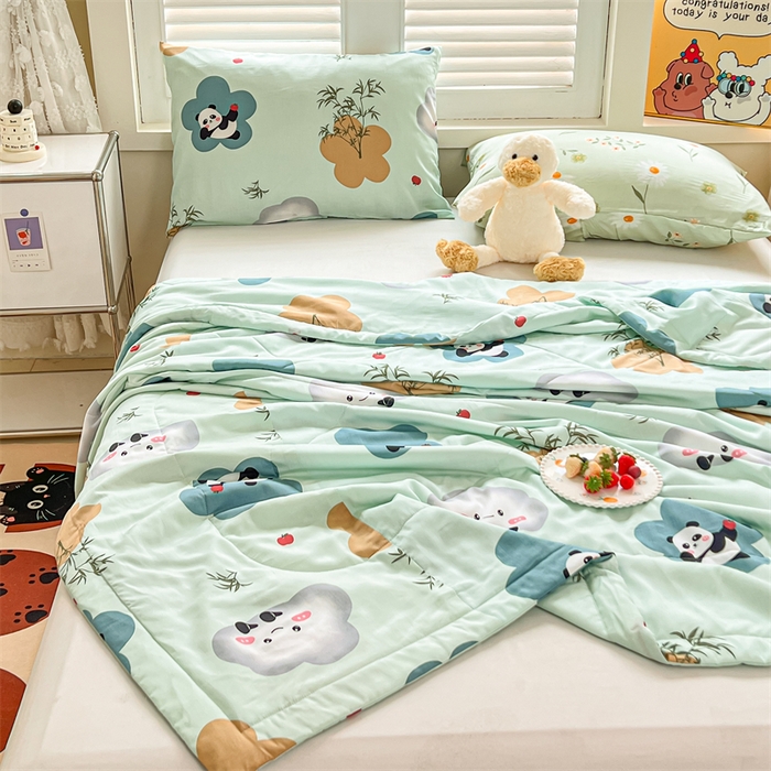 91家纺网 家纺一手货源 找家纺 （总）天瑜家纺 2025新款棉绸夏被苏香绸舒香绸夏凉被人造棉空调被