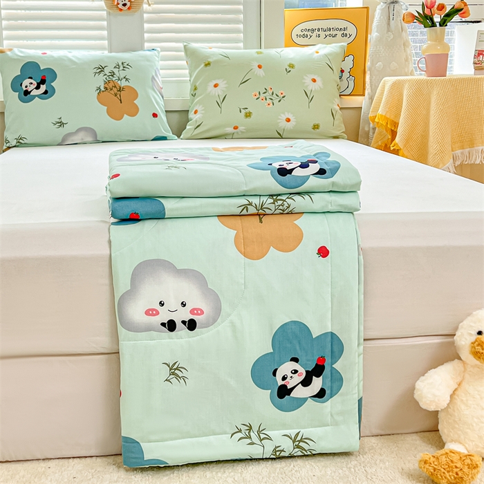 91家纺网 家纺一手货源 找家纺 （总）天瑜家纺 2025新款棉绸夏被苏香绸舒香绸夏凉被人造棉空调被