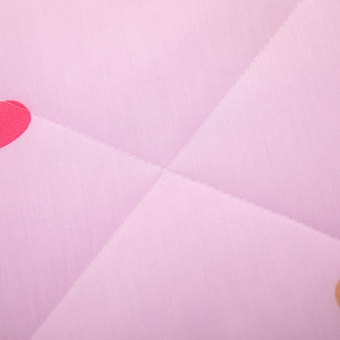 91家纺网 家纺一手货源 找家纺 天瑜家纺 2025新款棉绸夏被苏香绸舒香绸夏凉被人造棉空调被 爱心狗粉