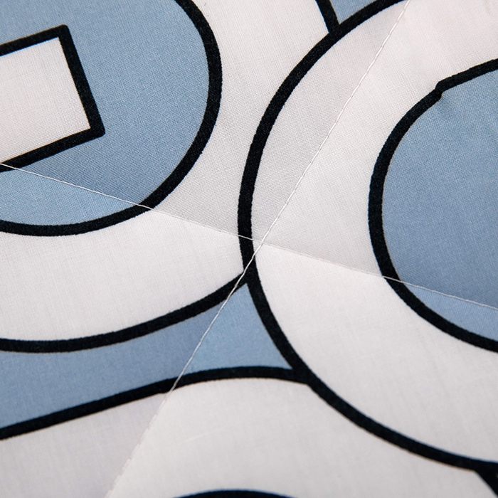 91家纺网 家纺一手货源 找家纺 天瑜家纺 2025新款棉绸夏被苏香绸舒香绸夏凉被人造棉空调被 字母蓝