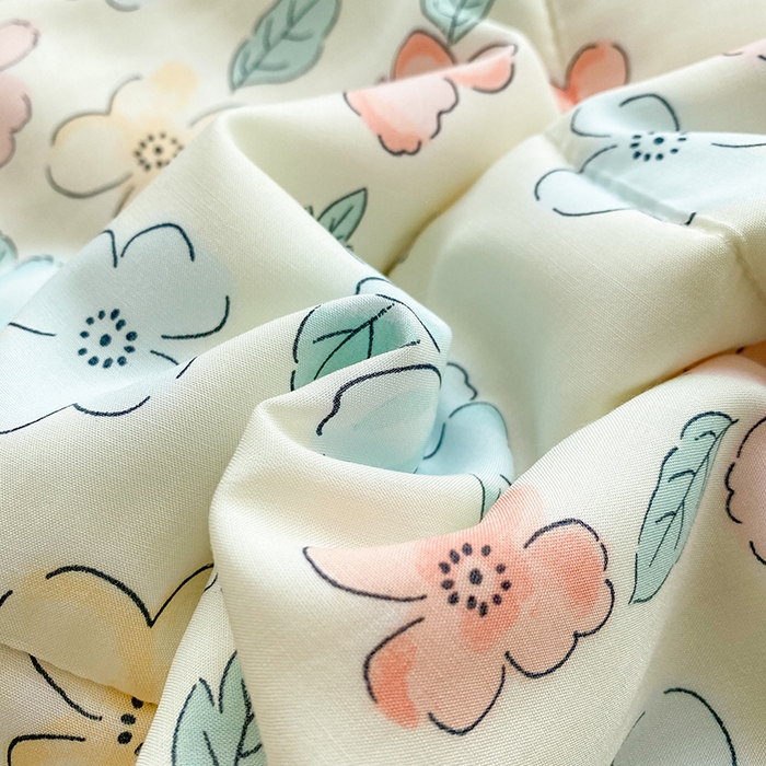 91家纺网 家纺一手货源 找家纺 天瑜家纺 2025新款棉绸夏被苏香绸舒香绸夏凉被人造棉空调被 缤纷米色