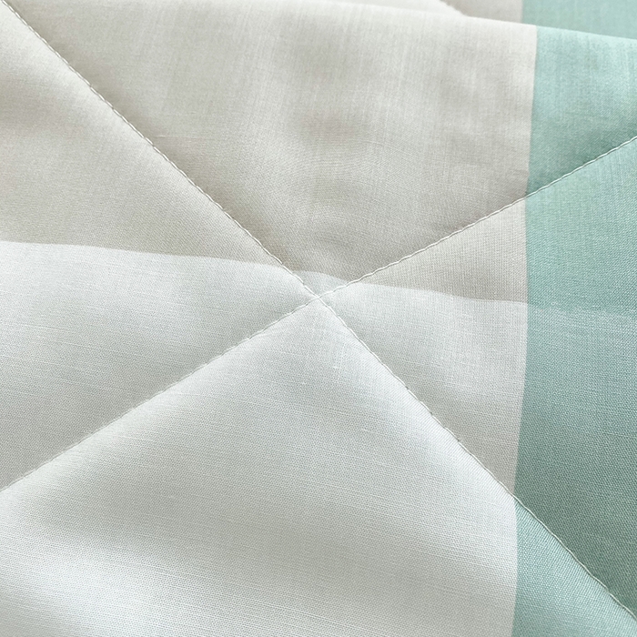 91家纺网 家纺一手货源 找家纺 天瑜家纺 2025新款棉绸夏被苏香绸舒香绸夏凉被人造棉空调被 绿大格