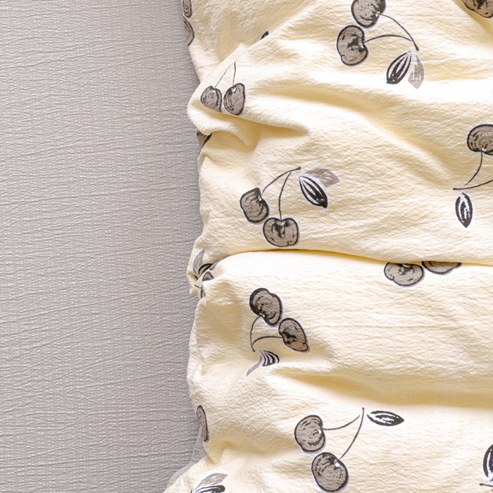 91家纺网 家纺一手货源 找家纺 蓝淋家纺 2025新款亲肤舒适皱皱棉印花四件套 点点爱