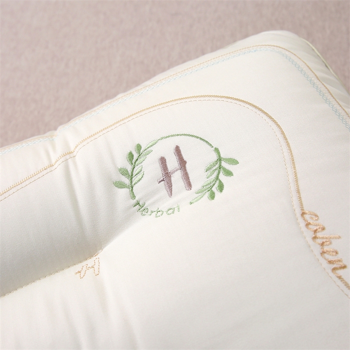 91家纺网 家纺一手货源 找家纺 天意美枕芯 2025新款草本1+1枕头枕芯 白色 48*74cm/对