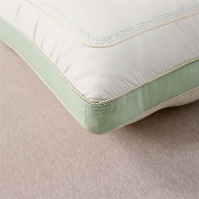 91家纺网 家纺一手货源 找家纺 天意美枕芯 2025新款草本1+1枕头枕芯 白色 48*74cm/对