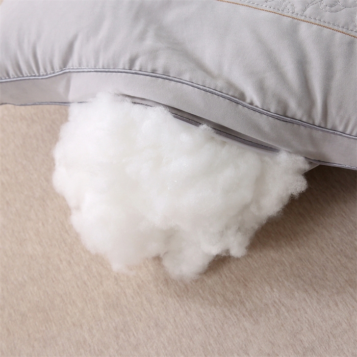 91家纺网 家纺一手货源 找家纺 天意美枕芯 2025新款喜柿花生枕头枕芯 灰色 48*74cm/对