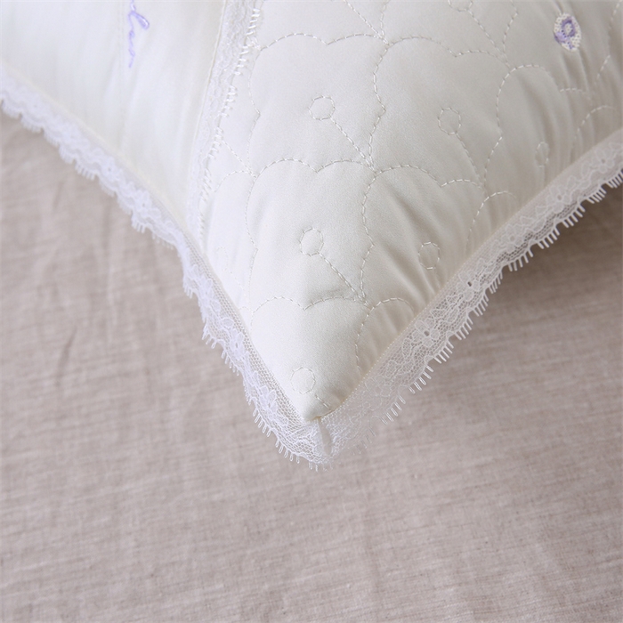 91家纺网 家纺一手货源 找家纺 （总）天意美枕芯 2025新款薰衣草花边养身枕枕头枕芯