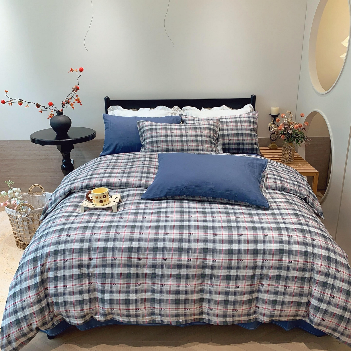 91家纺网 家纺一手货源 找家纺 （总）莱豫家纺 2025新款亲肤舒适双层纱四件套