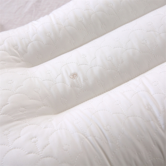 91家纺网 家纺一手货源 找家纺 天意美枕芯 2025新款薰衣草花边养身枕枕头枕芯 薰衣草花边养身枕-皎洁白 48*74cm/只