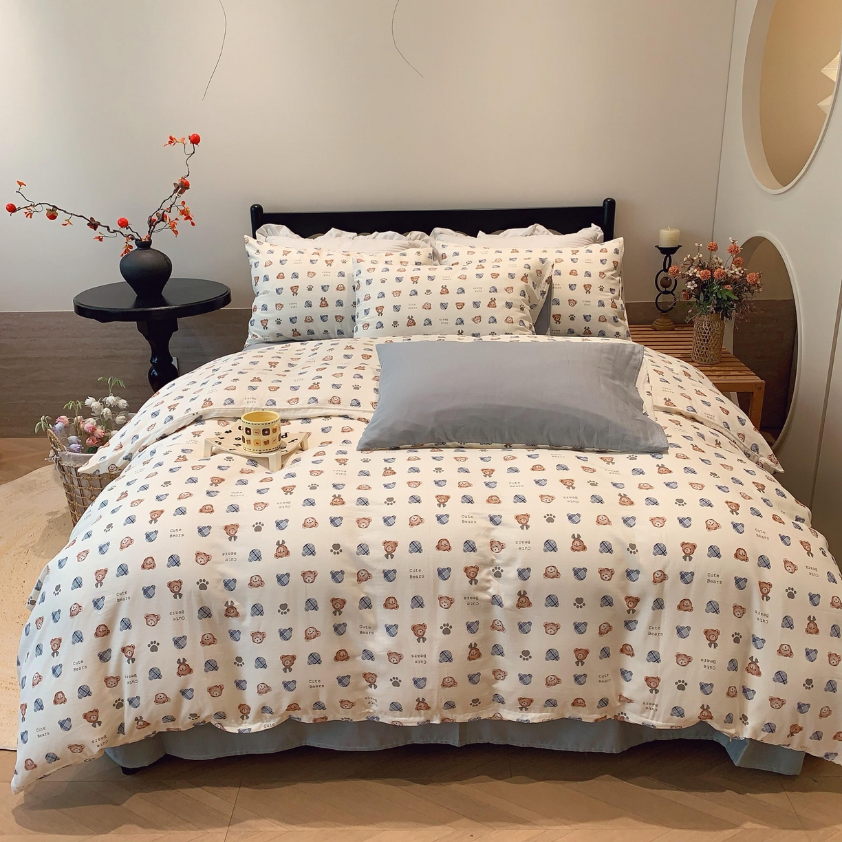 91家纺网 家纺一手货源 找家纺 （总）莱豫家纺 2025新款亲肤舒适双层纱四件套