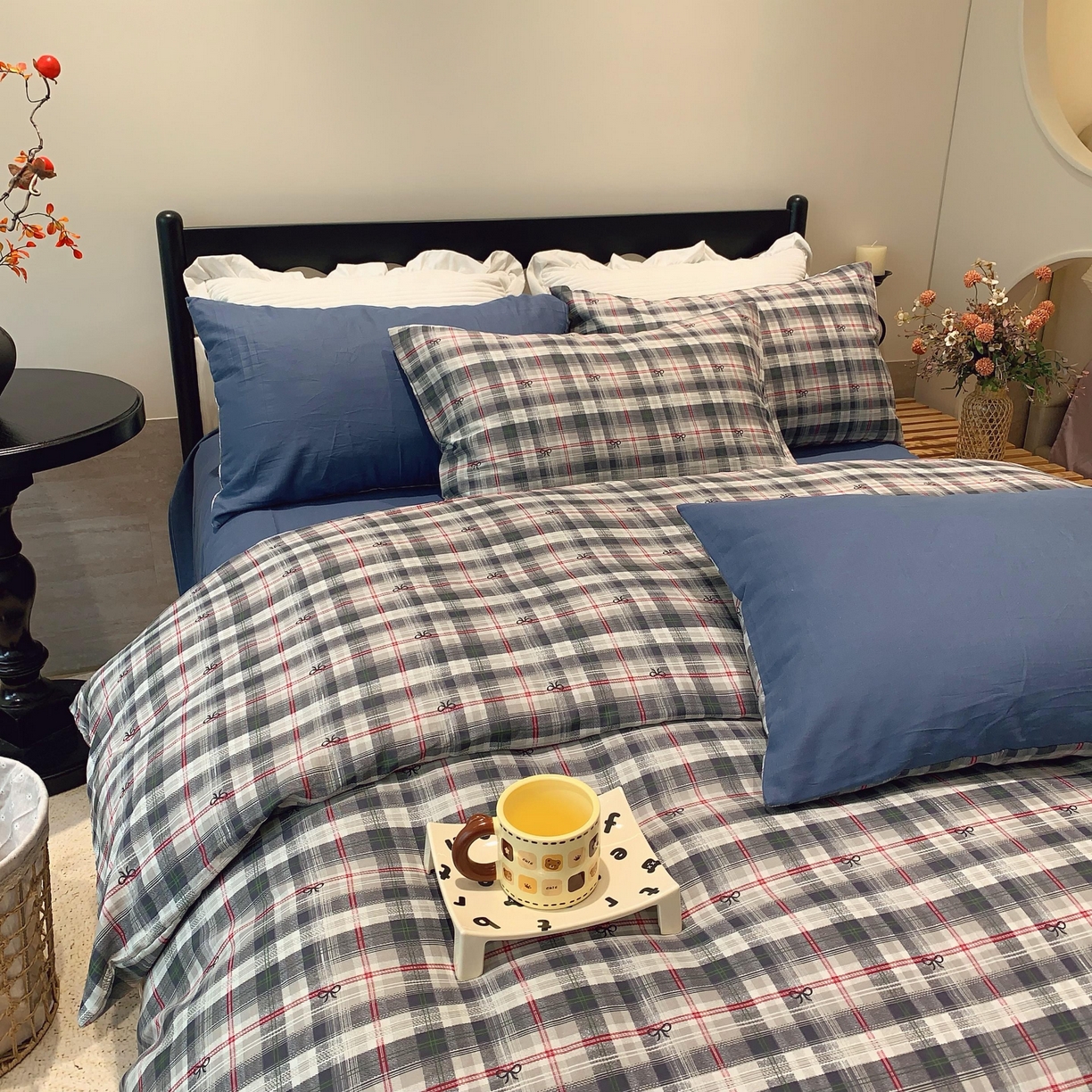 91家纺网 家纺一手货源 找家纺 莱豫家纺 2025新款亲肤舒适双层纱四件套 爱尔兰