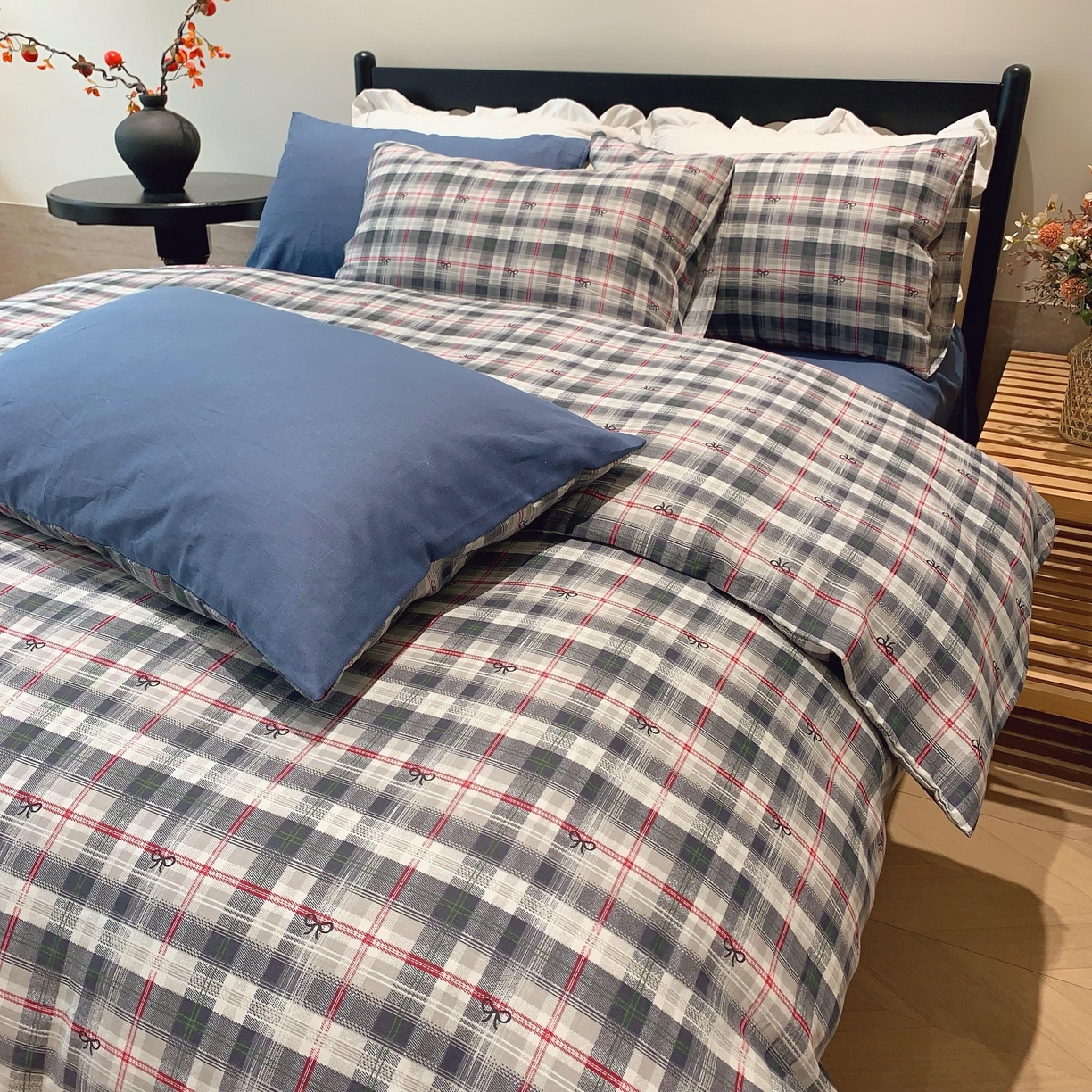 91家纺网 家纺一手货源 找家纺 莱豫家纺 2025新款亲肤舒适双层纱四件套 爱尔兰