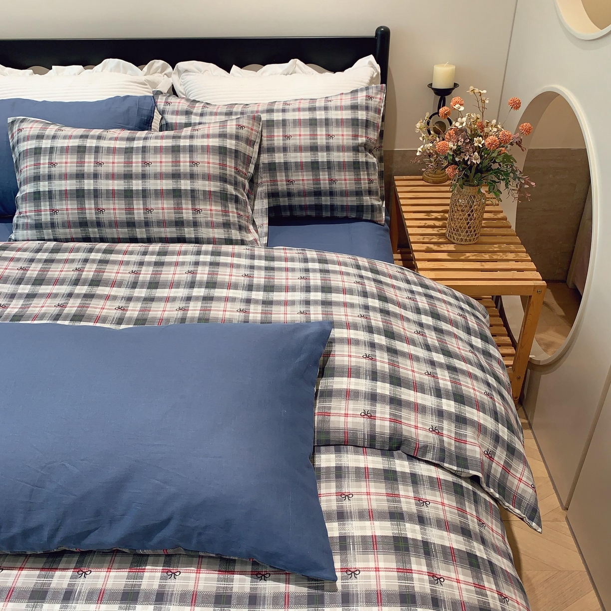 91家纺网 家纺一手货源 找家纺 莱豫家纺 2025新款亲肤舒适双层纱四件套 爱尔兰