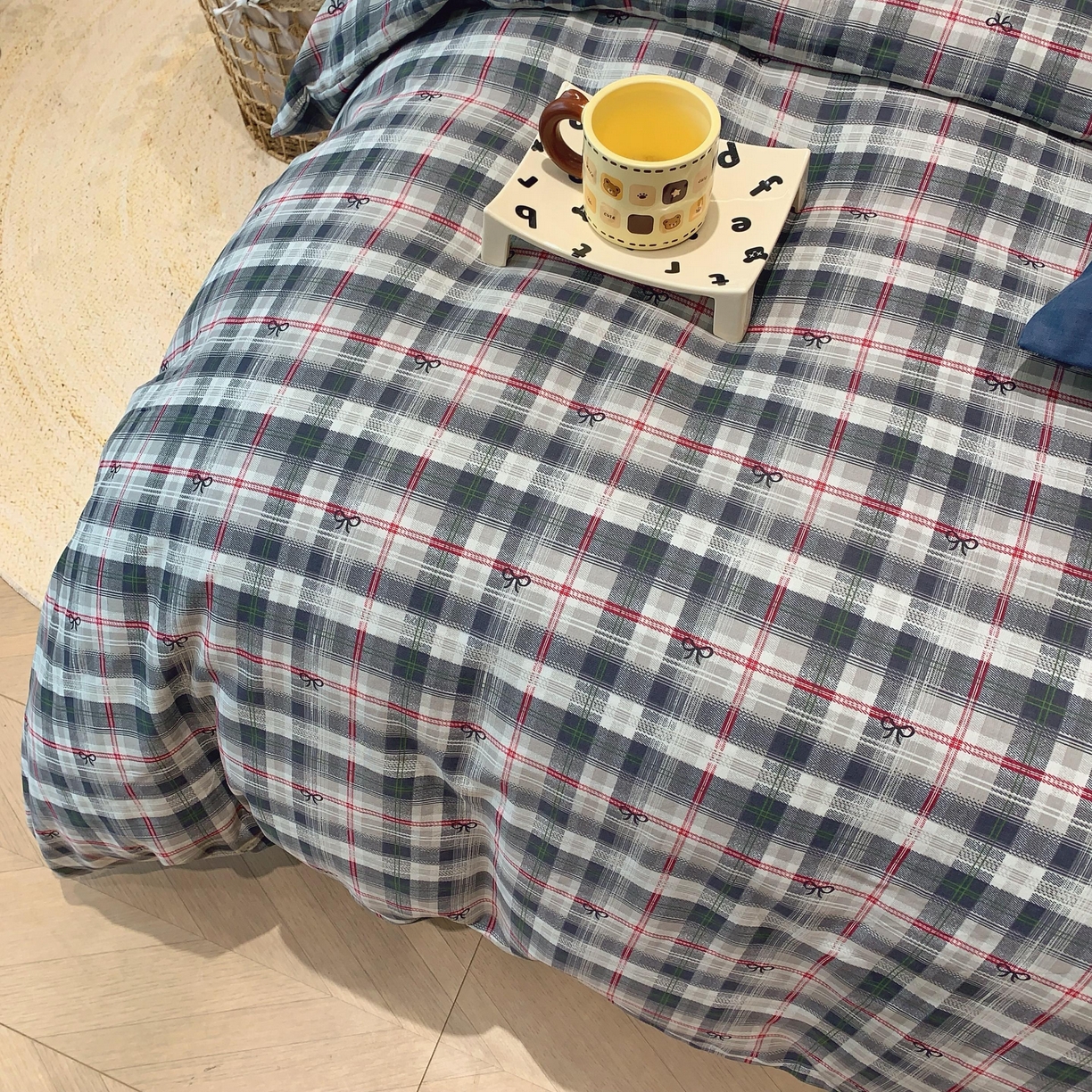 91家纺网 家纺一手货源 找家纺 莱豫家纺 2025新款亲肤舒适双层纱四件套 爱尔兰