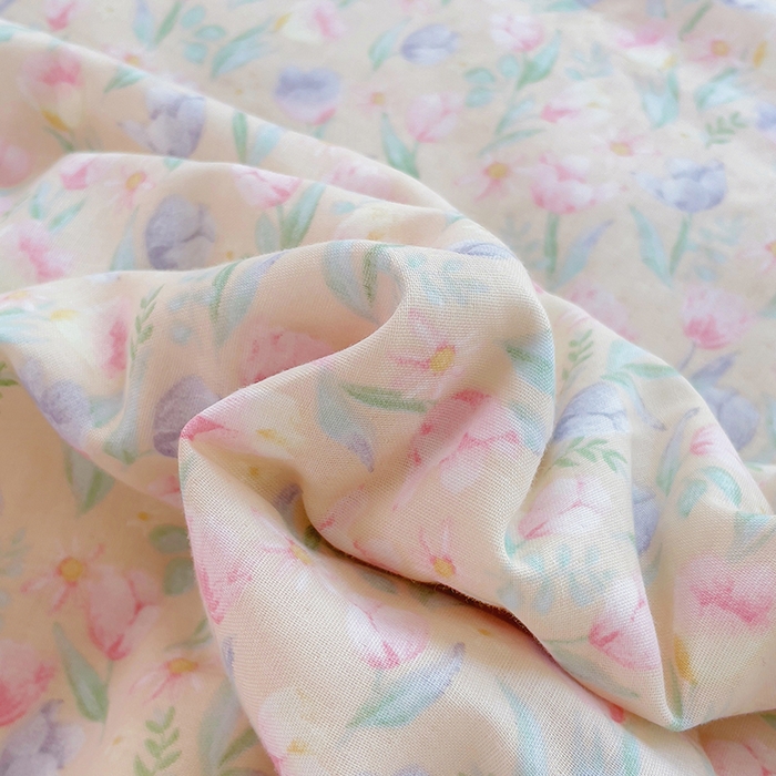 91家纺网 家纺一手货源 找家纺 集布 2025新款100%全棉双层纱花边款夏被夏凉被 初夏