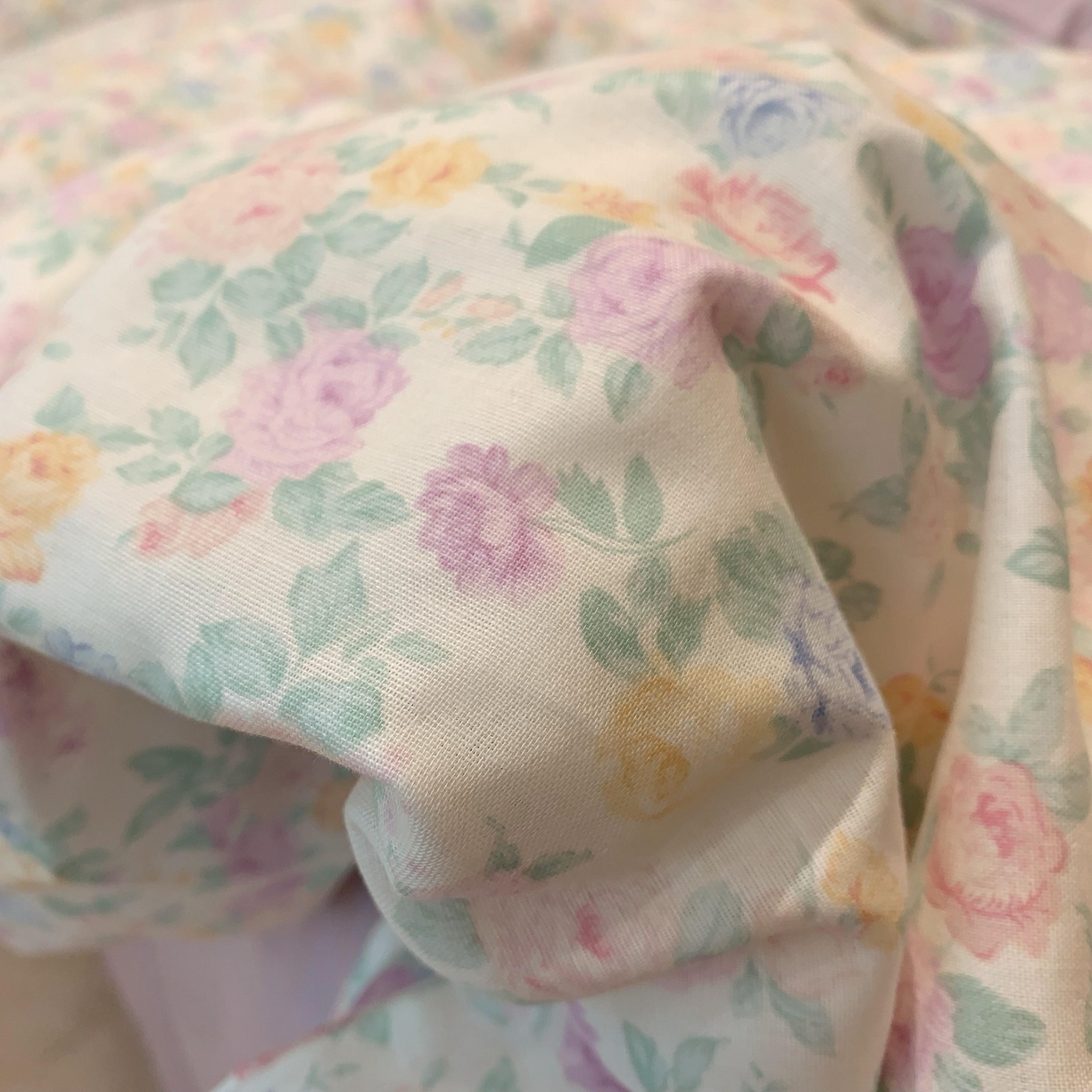 91家纺网 家纺一手货源 找家纺 莱豫家纺 2025新款亲肤舒适双层纱四件套 静海花影