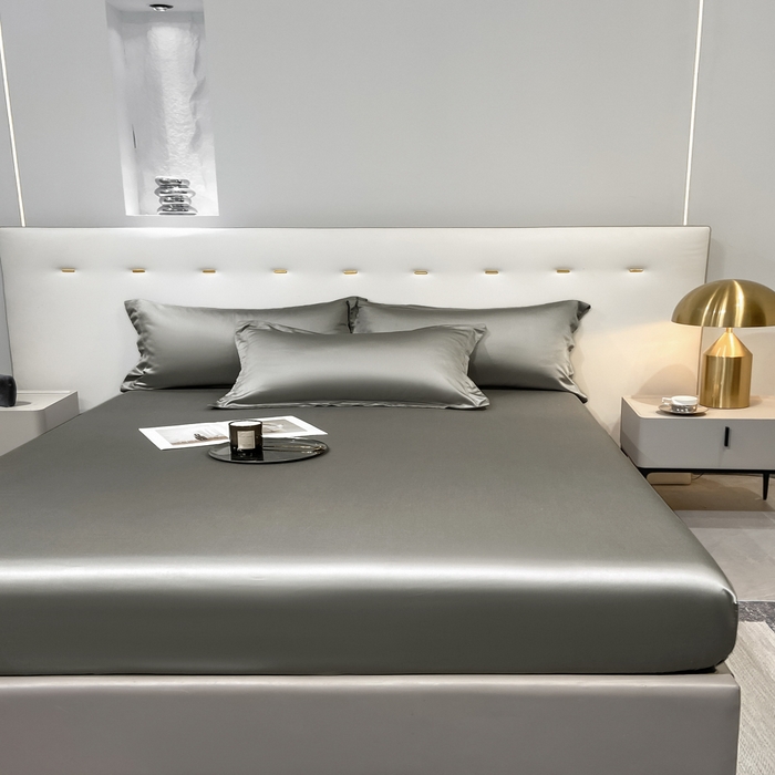 91家纺网 家纺一手货源 找家纺 （总）丝芙妮家居（原乐视家纺） 2025春夏新款纯色天丝单床笠 床笠单件