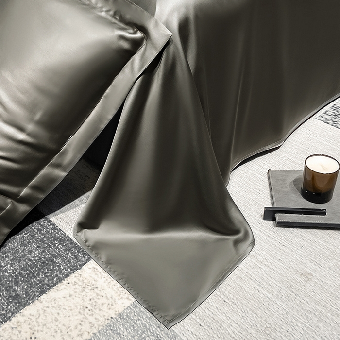 91家纺网 家纺一手货源 找家纺 （总）丝芙妮家居（原乐视家纺） 2025春夏新款纯色天丝单床单 床单单件