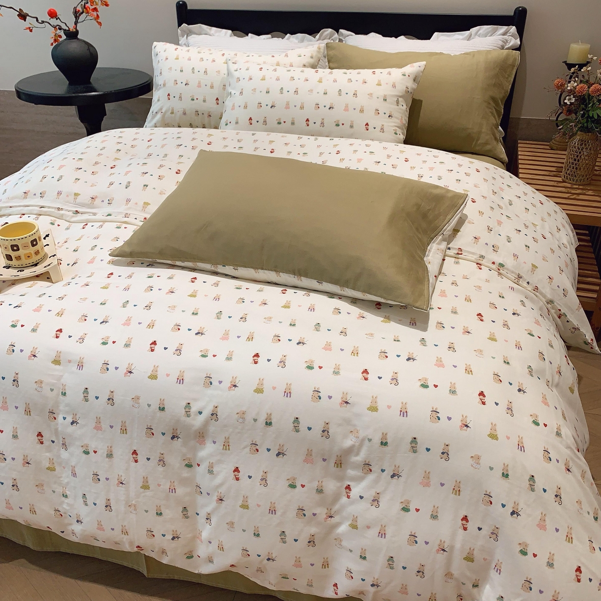 91家纺网 家纺一手货源 找家纺 莱豫家纺 2025新款亲肤舒适双层纱四件套 星夜奇想