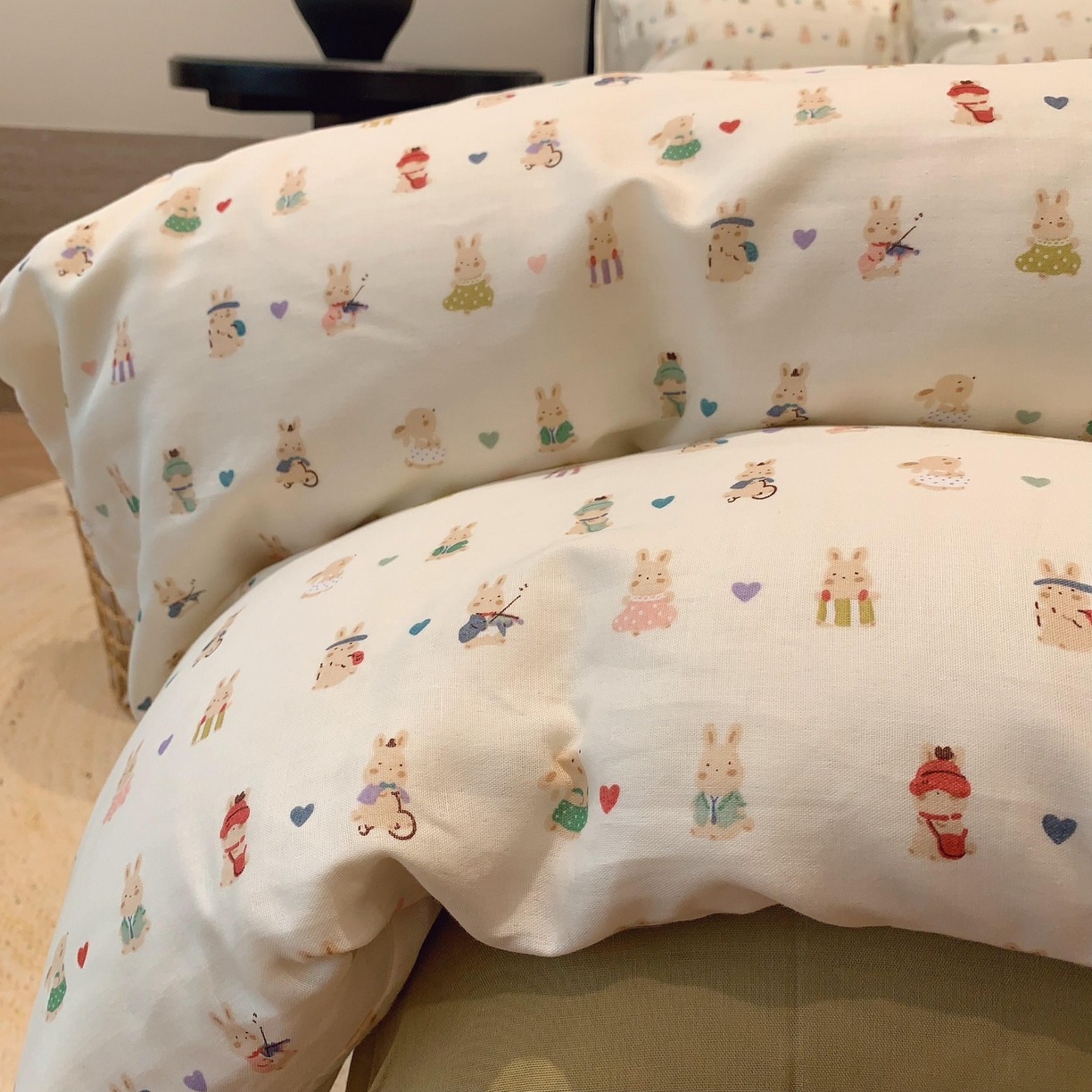 91家纺网 家纺一手货源 找家纺 莱豫家纺 2025新款亲肤舒适双层纱四件套 星夜奇想