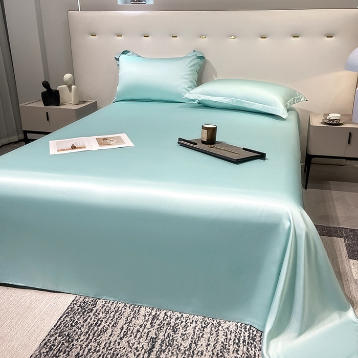 91家纺网 家纺一手货源 找家纺 丝芙妮家居（原乐视家纺） 2025春夏新款纯色天丝单床单 床单单件 品兰