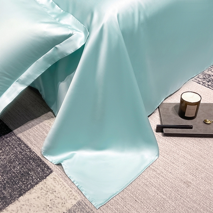 91家纺网 家纺一手货源 找家纺 丝芙妮家居（原乐视家纺） 2025春夏新款纯色天丝单床单 床单单件 品兰