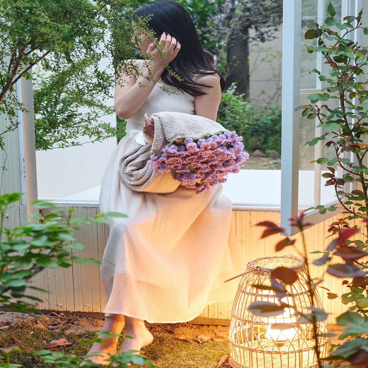 91家纺网 家纺一手货源 找家纺 （总）暖绵绵家纺 2025春夏新款玫瑰花束毯多功能盖毯毛毯毯子-特兰顿