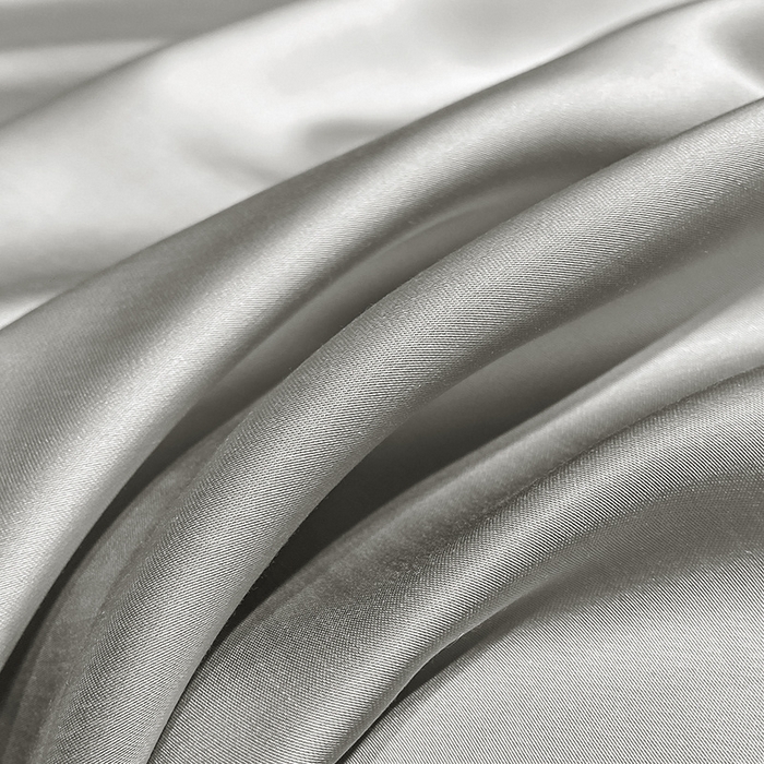 91家纺网 家纺一手货源 找家纺 丝芙妮家居（原乐视家纺） 2025春夏新款纯色天丝单床单 床单单件 银灰