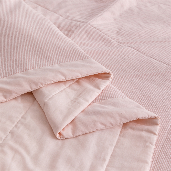 91家纺网 家纺一手货源 找家纺 （总）天瑜家纺 2025新款色织全棉水洗棉棉花夏被