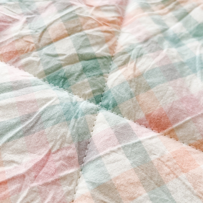 91家纺网 家纺一手货源 找家纺 天瑜家纺 2025新款色织全棉水洗棉棉花夏被 冰激凌格