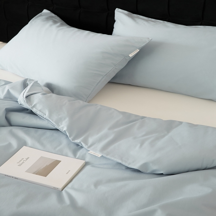 91家纺网 家纺一手货源 找家纺 EH家居 2025全棉半糖主义-单品系列-被套 半糖-光蓝