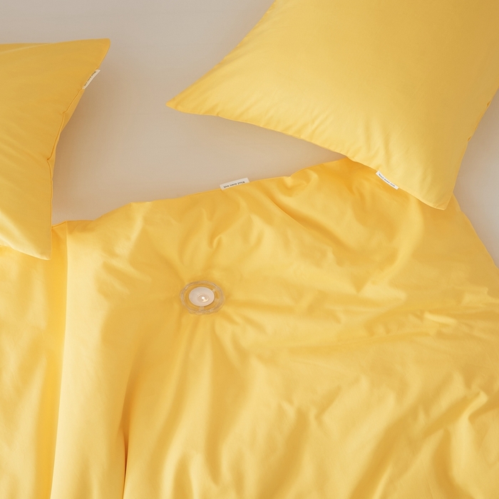 91家纺网 家纺一手货源 找家纺 EH家居 2025全棉半糖主义-单品系列-被套 半糖-芒果黄