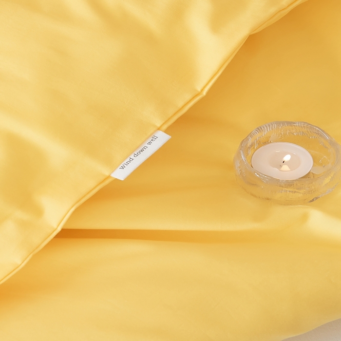 91家纺网 家纺一手货源 找家纺 EH家居 2025全棉半糖主义-单品系列-被套 半糖-芒果黄