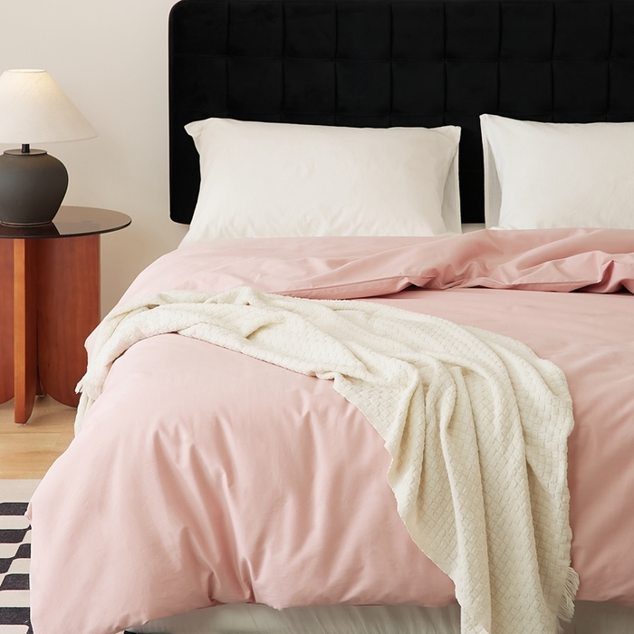 91家纺网 家纺一手货源 找家纺 EH家居 2025全棉半糖主义-单品系列-被套 半糖-莓粉