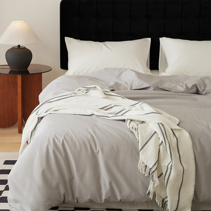 91家纺网 家纺一手货源 找家纺 EH家居 2025全棉半糖主义-单品系列-被套 半糖-蜜灰