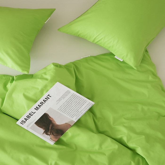 91家纺网 家纺一手货源 找家纺 EH家居 2025全棉半糖主义-单品系列-被套 半糖-苹果绿