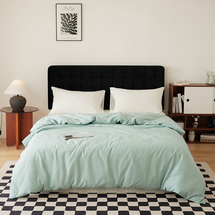 EH家居 2025全棉半糖主义-单品系列-被套 半糖-浅葱绿