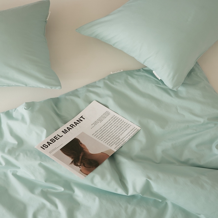 91家纺网 家纺一手货源 找家纺 EH家居 2025全棉半糖主义-单品系列-被套 半糖-浅葱绿