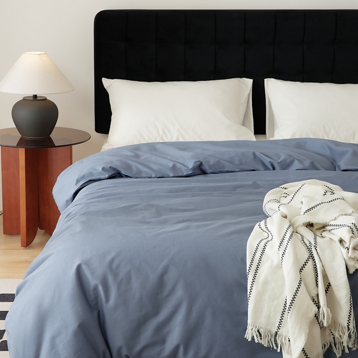 91家纺网 家纺一手货源 找家纺 EH家居 2025全棉半糖主义-单品系列-被套 半糖-晴蓝