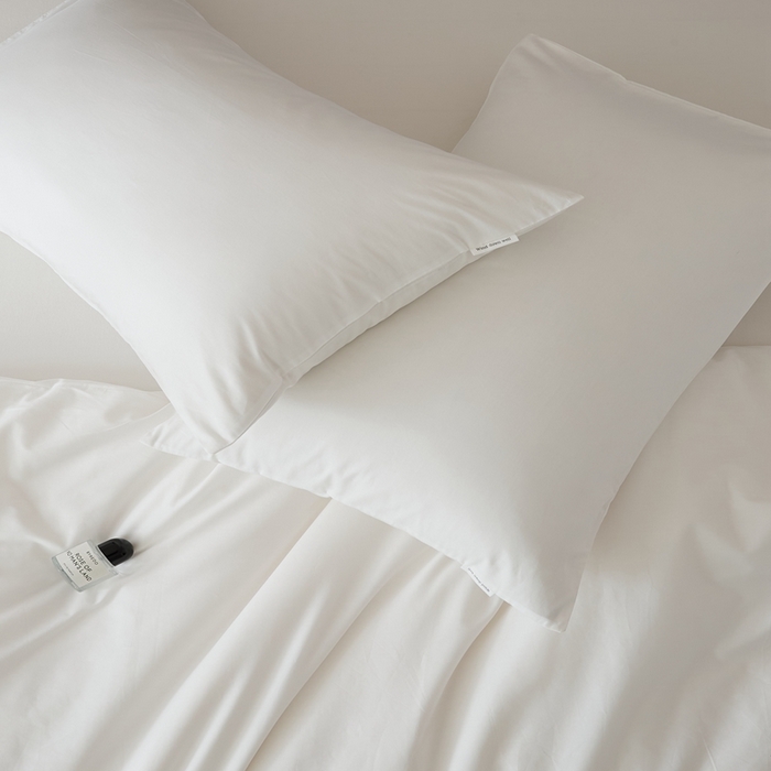 91家纺网 家纺一手货源 找家纺 EH家居 2025全棉半糖主义-单品系列-枕套 半糖-纯白