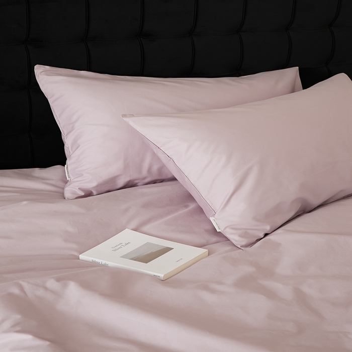 91家纺网 家纺一手货源 找家纺 EH家居 2025全棉半糖主义-单品系列-枕套 半糖-粉紫