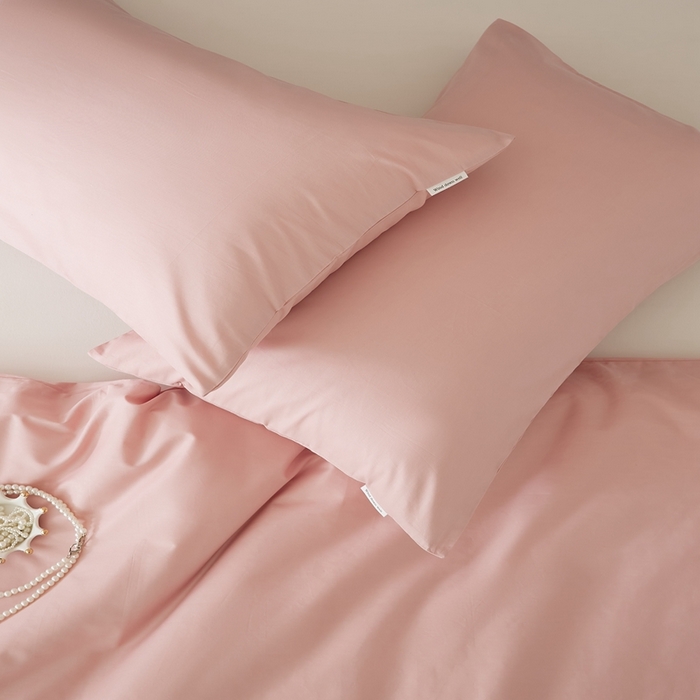 91家纺网 家纺一手货源 找家纺 EH家居 2025全棉半糖主义-单品系列-枕套 半糖-莓粉