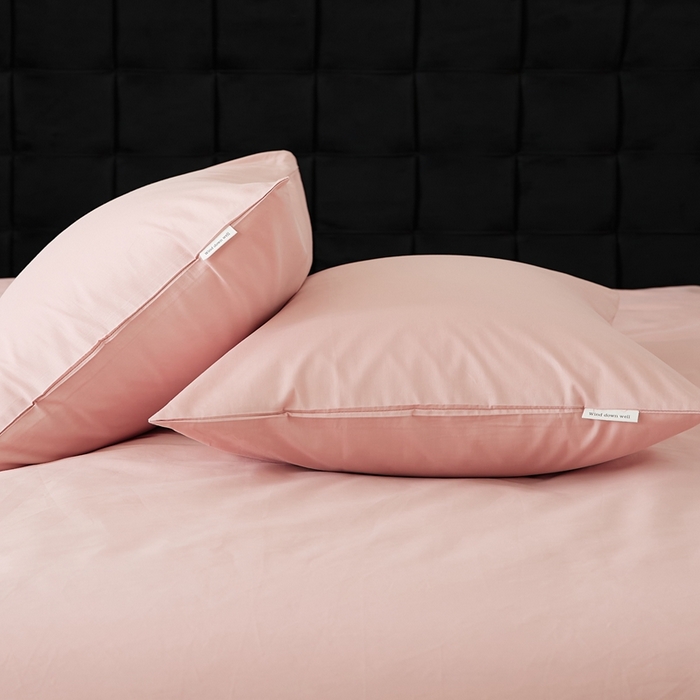 91家纺网 家纺一手货源 找家纺 EH家居 2025全棉半糖主义-单品系列-枕套 半糖-莓粉