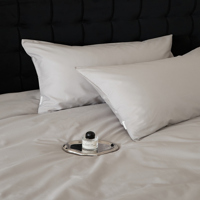 91家纺网 家纺一手货源 找家纺 EH家居 2025全棉半糖主义-单品系列-枕套 半糖-蜜灰